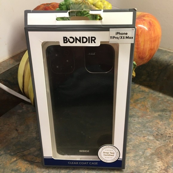 Bondir iPhone 11 Pro / XS Max Clear Coat Phone Case Drop Test Certified-NIB - Picture 1 of 4
